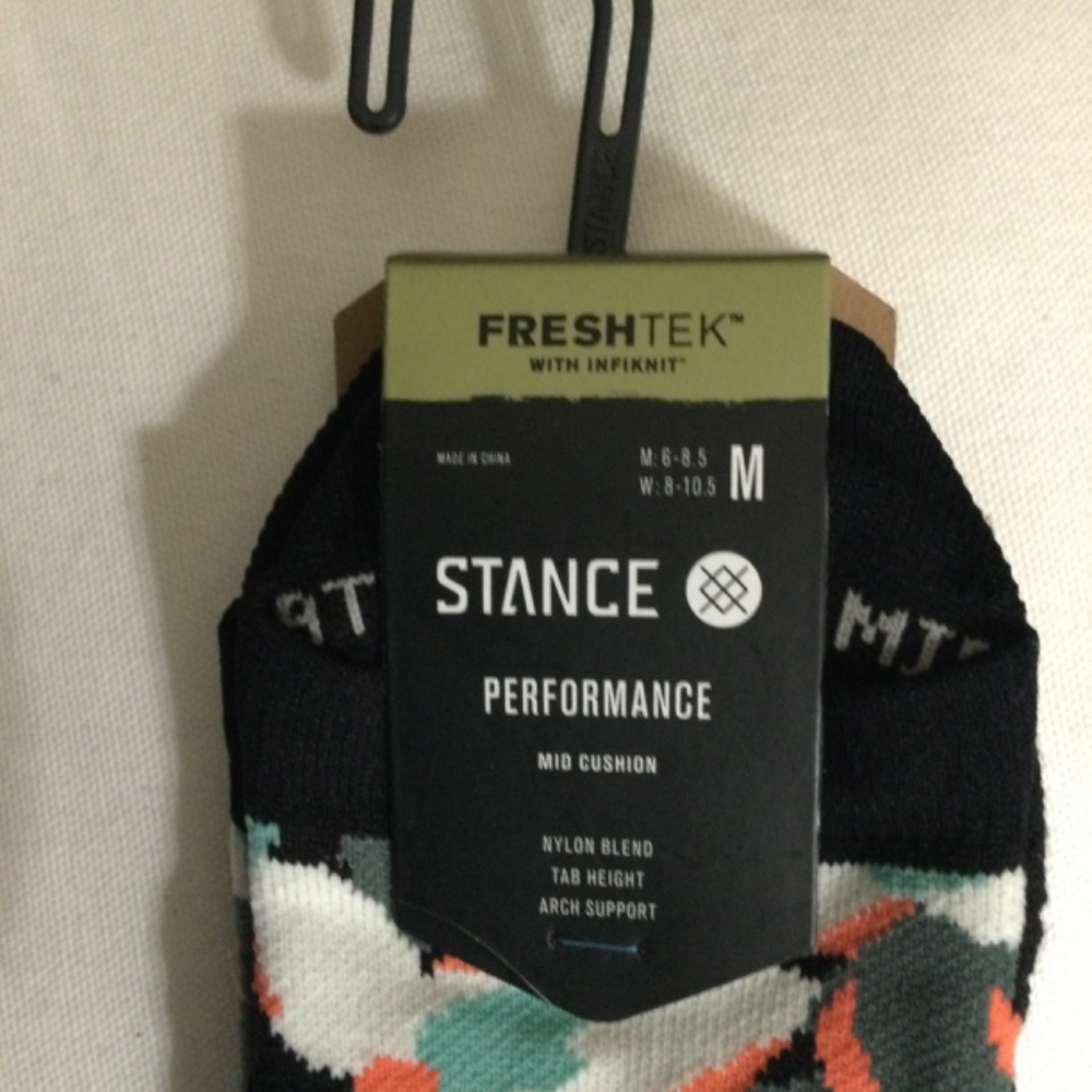 Stance Performance FreshTek with Infiknit Socks Medium - Picture 2 of 3